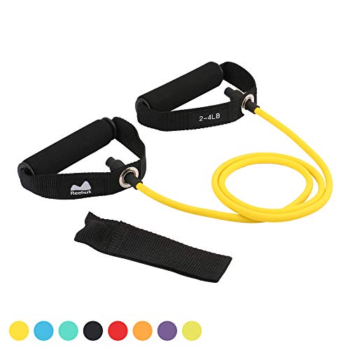 REEHUT Bandas Elásticas de Entrenamiento, Bandas de Resistencia para Fitness Cable de Ejercicio de Entrenamiento para Tonificación Muscular, Equipo de Ejercicio de Estiramientos para Yoga - Amarillo REEHUT Bandas Elásticas de Entrenamiento, Bandas de Resistencia para Fitness Cable de Ejercicio de Entrenamiento para Tonificación Muscular, Equipo de Ejercicio de Estiramientos para Yoga - Amarillo