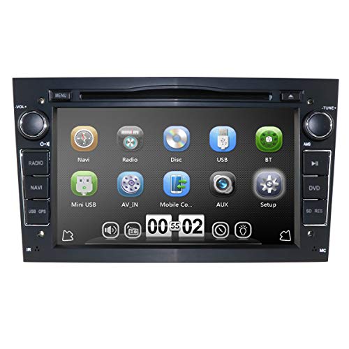 Reproductor de DVD estéreo DIN Car Doble con Pantalla de 7 Pulgadas Mirror-Link Bluetooth GPS RDS SWC SD Reproductor Multimedia de música/Radio/Video para Opel Antara Combo Zafira (Negro) Reproductor de DVD estéreo DIN Car Doble con Pantalla de 7 Pulgadas Mirror-Link Bluetooth GPS RDS SWC SD Reproductor Multimedia de música/Radio/Video para Opel Antara Combo Zafira (Negro)