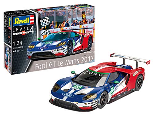Revell 07041 12 Maqueta de Ford GT – Le Mans en Escala 1: 24, Niveles 4 Revell 07041 12 Maqueta de Ford GT – Le Mans en Escala 1: 24, Niveles 4