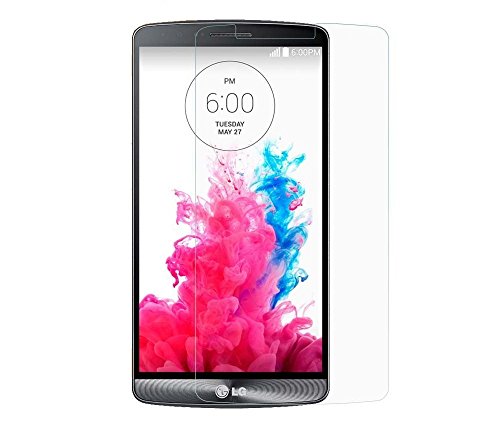 REY Protector de Pantalla para LG G3 Cristal Vidrio Templado Premium REY Protector de Pantalla para LG G3 Cristal Vidrio Templado Premium