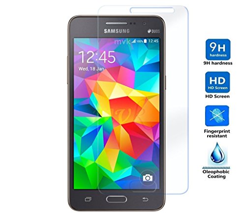 REY Protector de Pantalla para Samsung Galaxy Grand Prime G530, G30H, G531f, Grand Prime 2016, Cristal Vidrio Templado Premium REY Protector de Pantalla para Samsung Galaxy Grand Prime G530, G30H, G531f, Grand Prime 2016, Cristal Vidrio Templado Premium