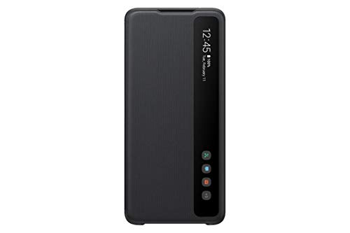 Samsung - Funda Clear View para Galaxy S20 Ultra, Negro Samsung - Funda Clear View para Galaxy S20 Ultra, Negro
