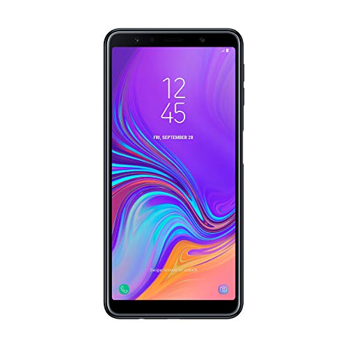 Samsung Galaxy A7 - Smartphone de 6" (Octa Core 2.2 GHz, RAM de 4 GB, Memoria de 64 GB, cámara de 24+5+8 MP, Android) Negro