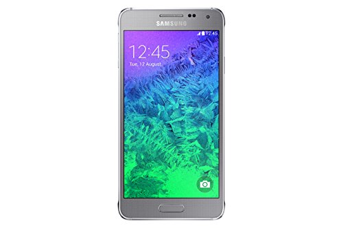 Samsung Galaxy Alpha SM-G850F - Smartphone libre Android (pantalla 4.7", cámara 12 Mp, 32 GB, Quad-Core 1.8 GHz, 2 GB RAM), plata (importado)