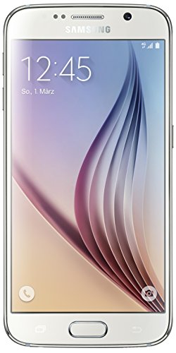 Samsung Galaxy S6 - Smartphone Libre Android (Pantalla 5.1", cámara 16 MP, 32 GB, 3 GB RAM), Blanco (Importado)- Versión Extranjera
