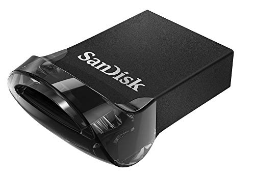 SanDisk Ultra Fit, Memoria flash USB 3.1 de 128 GB con hasta 130 MB/s de velocidad de lectura,Tradicional,Negro,128GB