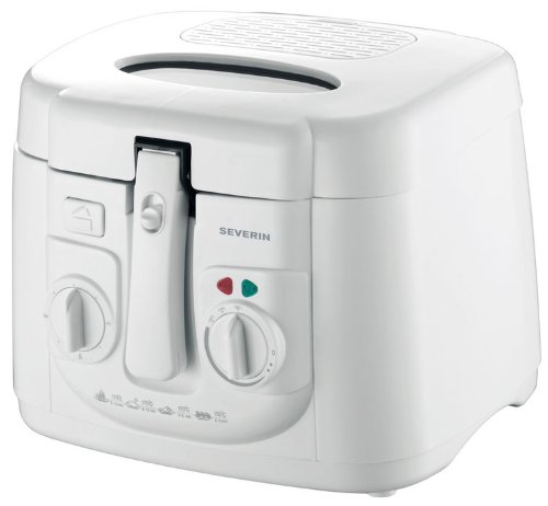 Severin FR 2433 Freidora, señal de aviso a los 30 min, capacidad 2,5 l, cantidad de fritura 500 g, 1.800 w, 1800 W, Blanco Severin FR 2433 Freidora, señal de aviso a los 30 min, capacidad 2,5 l, cantidad de fritura 500 g, 1.800 w, 1800 W, Blanco