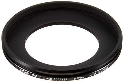 Sigma 52mm Macro Flash Adapter Cable para cámara fotográfica, Adaptador - Adaptador para Objetivo fotográfico (Negro)