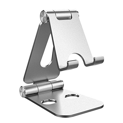 Simpeak Soporte Móvil, Soporte Tablet, Multi-Angulo Soporte de Aluminio Compatible con iPad,Compatible con iPhone, Compatible con Nintendo Switch, Otras Tabletas y Móviles, Plata Simpeak Soporte Móvil, Soporte Tablet, Multi-Angulo Soporte de Aluminio Compatible con iPad,Compatible con iPhone, Compatible con Nintendo Switch, Otras Tabletas y Móviles, Plata