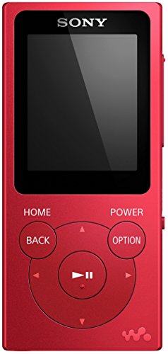 Sony NWE394R.CEW - Reproductor MP3 (reproducción de música, foto, vídeos, radio FM, 8 GB) rojo