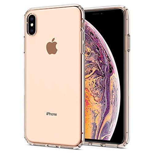 Spigen Liquid Crystal Funda iPhone XS MAX con Protección TPU Flexible y Ligero para iPhone XS MAX 6.5" (2018) - Transparente