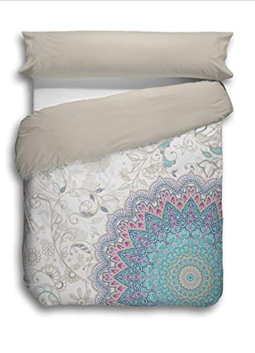 Stilia Set Nórdica 3 Piezas, Juego Edredón Almohada + Sábana Bajera Ajustable, Fundas Colchas Mod, Lecco (Cama 150 Cm (240 X 240 Cm), Beige) Stilia Set Nórdica 3 Piezas, Juego Edredón Almohada + Sábana Bajera Ajustable, Fundas Colchas Mod, Lecco (Cama 150 Cm (240 X 240 Cm), Beige)