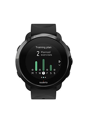 Suunto 3 Fitness - Reloj Multideporte con GPS y pulsómetro incorporado, Pantalla Matricial, Unisex Adulto, Negro/Negro (All Black), Talla Única Suunto 3 Fitness - Reloj Multideporte con GPS y pulsómetro incorporado, Pantalla Matricial, Unisex Adulto, Negro/Negro (All Black), Talla Única