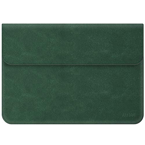 TECOOL 12.3-13 Pulgadas Funda Ordenador Portátil, Cuero de Gamuza Protectora Sleeve Bolsa para 2018-2020 MacBook Air 13 A1932/A2179, 2016-2020 MabBook Pro 13, Surface Pro X 7 6, DELL XPS 13 - Verde TECOOL 12.3-13 Pulgadas Funda Ordenador Portátil, Cuero de Gamuza Protectora Sleeve Bolsa para 2018-2020 MacBook Air 13 A1932/A2179, 2016-2020 MabBook Pro 13, Surface Pro X 7 6, DELL XPS 13 - Verde
