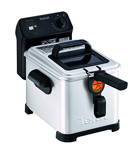 Tefal FR516070 Freidora Pro Premium Eco 4L Digital, sistema de filtrado, malla filtro, ventana cristal para ver la coción, fácil de usar y de limpiar, 2400 W, 4 litros, Negro, Acero Inoxidable Tefal FR516070 Freidora Pro Premium Eco 4L Digital, sistema de filtrado, malla filtro, ventana cristal para ver la coción, fácil de usar y de limpiar, 2400 W, 4 litros, Negro, Acero Inoxidable