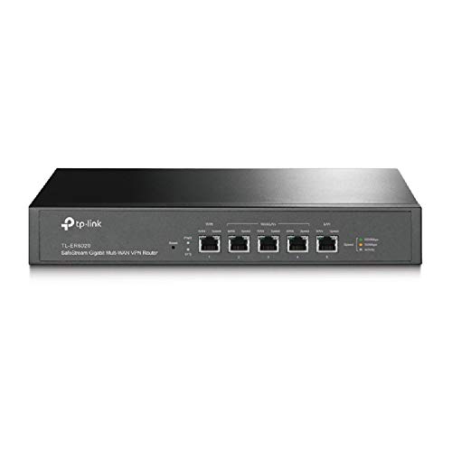 TP-Link TL-ER6020 Router SafeStream Gigabit Dual-WAN VPN 1 Puerto WAN,3 Puertos LAN/WAN,1 Puerto LAN,Soporta múltiples protocolos VPN