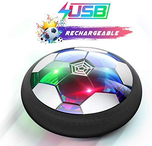 Ucradle Juguete Balón de Fútbol Flotante, Air Football on Luces LED