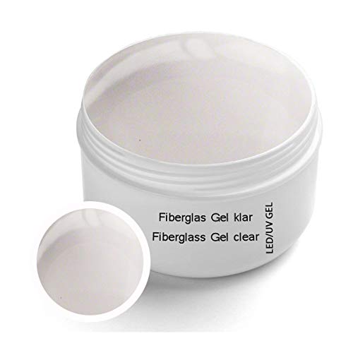 UV Gel de Fibreglass Clear 30 ml Premium Line – acabado construcción adhesivo – Transparente Top Coat – monofásico Gel UV Gel de Fibreglass Clear 30 ml Premium Line – acabado construcción adhesivo – Transparente Top Coat – monofásico Gel