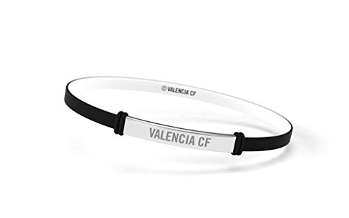 Valencia F.C. - Pulsera Valencia Club De Fútbol Fashion Negra Junior para Mujer Y Niño