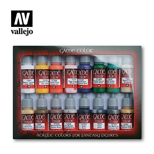 VALLEJO-3072299 72299 Vallejo Game Color Set DE 16, Multicolor (3072299) VALLEJO-3072299 72299 Vallejo Game Color Set DE 16, Multicolor (3072299)