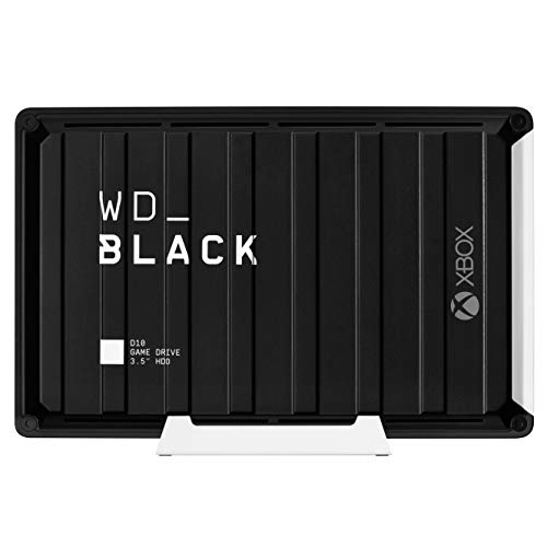 WD Black D10 - Game Drive de 12 TB y 7200 r.p.m. con refrigeración activa para guardar tu enorme colección de juegos