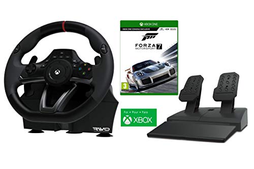 XBOX ONE Volante y Pedales Licencia Original XBOX "Racing Overdrive" + Forza 7 Motorsport