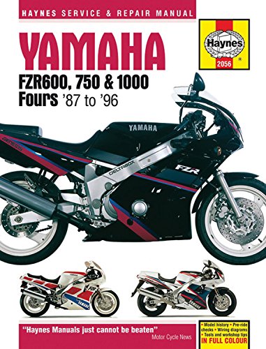Yamaha FZR 600, 750, 1000 Fours (87 - 96) (Haynes Service and Repair Manual)