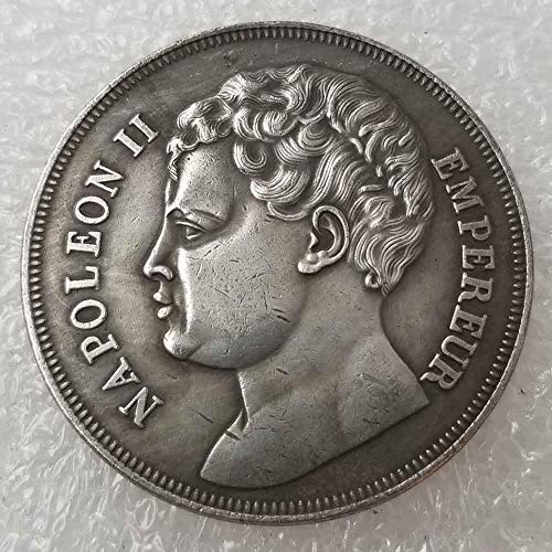 YunBest Monedas de Plata Francia, 5 Monedas conmemorativas de FRANCS, 1816, colección de Monedas Antiguas de Francia, dólar Viejo Morgan de Plata chapada en Plata BestShop