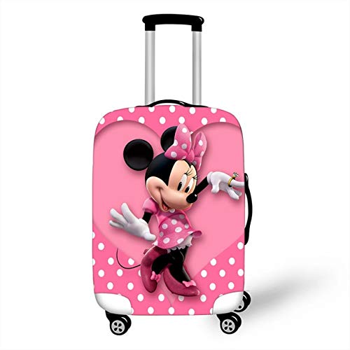ZHIRUI - Funda elástica para maleta de equipaje, funda protectora para maleta, maleta, maletas, fundas para carrito XL accesorios de viaje 3D Minnie Mickey