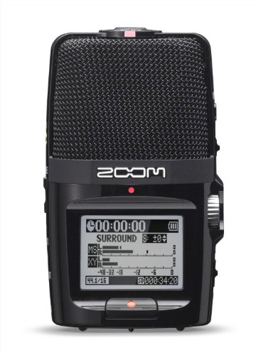 Zoom H2N - Grabador de sonido digital portátil, negro [importado]