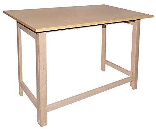 Aranaz - Mesa Estudio Tapa Plegable Haya Sin Barniz, 100 x 60 cm Aranaz - Mesa Estudio Tapa Plegable Haya Sin Barniz, 100 x 60 cm