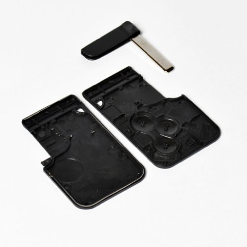 Carcasa para llave con telemando para Renault Mégane 2, Scénic II, 3 botones e incluye espadín. Carcasa para llave con telemando para Renault Mégane 2, Scénic II, 3 botones e incluye espadín.
