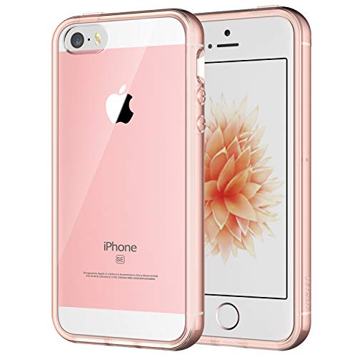 JETech Funda Compatible Apple iPhone SE 2016 (NO es compatible 2020) 5s 5, Carcasa Anti-Choques/Arañazos, Rosa