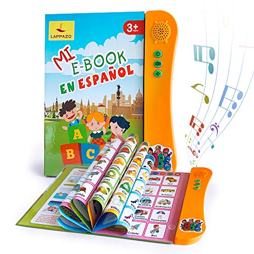 Libro Electrónico de Sonido en Español Juguetes de Aprendizaje para Bebés Niños Máquinas de Lectura para niños 1-5 Años Aprender Idioma con Juegos Juguete Educativo Infantil Libro Electrónico de Sonido en Español Juguetes de Aprendizaje para Bebés Niños Máquinas de Lectura para niños 1-5 Años Aprender Idioma con Juegos Juguete Educativo Infantil