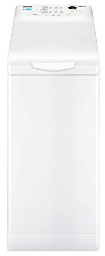 Zanussi ZWQ61235CI Lavadora de Libre Instalación, Carga Superior, 6 Kg / 1200 rpm, 8 Programas, Programa Rápido en 30 minutos, Inicio Diferido, Autoposicionamiento Tambor, Blanca, A+++ Zanussi ZWQ61235CI Lavadora de Libre Instalación, Carga Superior, 6 Kg / 1200 rpm, 8 Programas, Programa Rápido en 30 minutos, Inicio Diferido, Autoposicionamiento Tambor, Blanca, A+++