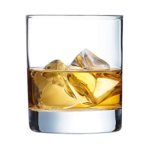 Arcoroc J4239, Islande Vaso de Whisky 300ml, sin la Marca de Llenado, 6 Vidrio