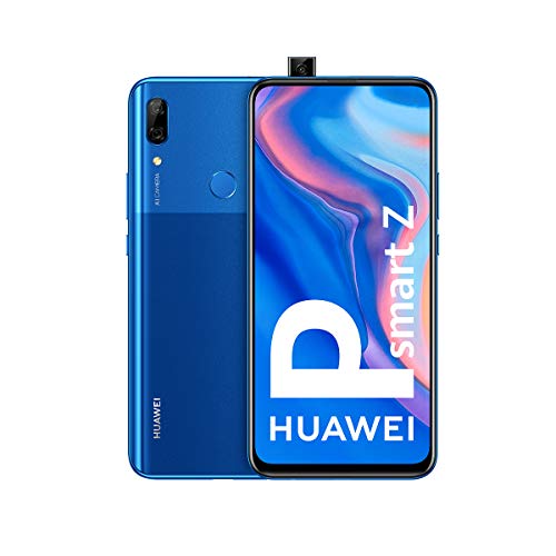 Huawei P smart Z - Smartphone de 6.59" (4 GB RAM, Android 9, ultra FullView, 1920 x 1080 pixels, 4G, 16 MP, WiFi, Bluetooth, USB Tipo-C), Azul