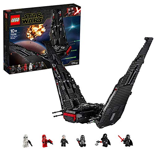 LEGO Star Wars TM - Lanzadera de Kylo Ren, Set de Construcción de Nave Espacial Inspirada en La Guerra de Las Galaxias Episodio IX, Incluye dos disparadores de juguete, El Ascenso de Skywalker (75256) LEGO Star Wars TM - Lanzadera de Kylo Ren, Set de Construcción de Nave Espacial Inspirada en La Guerra de Las Galaxias Episodio IX, Incluye dos disparadores de juguete, El Ascenso de Skywalker (75256)