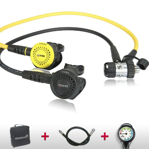 Mares régulateur de respiration confort économique rover 2S avec pieuvre et inflatorschlauch, détendeur, profondimètre Mares régulateur de respiration confort économique rover 2S avec pieuvre et inflatorschlauch, détendeur, profondimètre