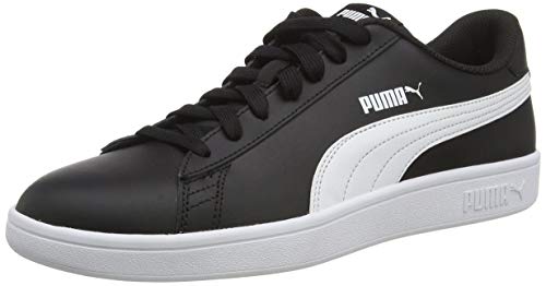 PUMA SMASH V2 L, Zapatillas Unisex-Adulto, Negro Black White, 39 EU