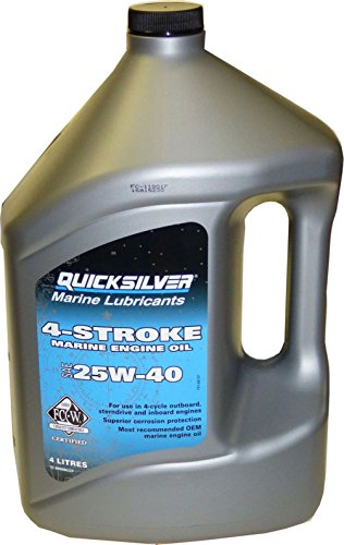 Quicksilver 4-stroke Aceite 25 W40 4l. 92 – 8 m0086224