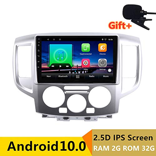 Reproductor multimedia GPS Android 10 de 9 pulgadas para coche Nissan NV200 2010 2011 2012 2013 2014 radio estéreo navegador bluetooth wifi