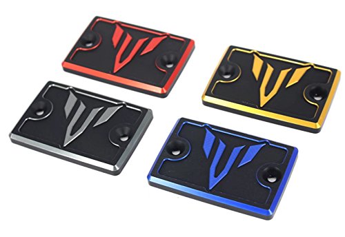 Tapa de líquido de freno para motocicleta, tapa delantera de aluminio para depósito de líquido de frenos Tapa de líquido de freno para motocicleta, tapa delantera de aluminio para depósito de líquido de frenos