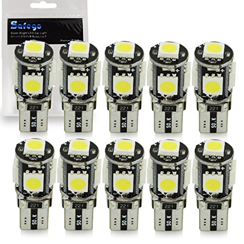 10x T10 W5W LED Bombillas exteriores 5 SMD 5050 Luz Coche trasera Lámpara Blanco Xenon Luz de interior T10 Wedge Lampara para Coches luces de la matrícula luces laterales 12V 10x T10 W5W LED Bombillas exteriores 5 SMD 5050 Luz Coche trasera Lámpara Blanco Xenon Luz de interior T10 Wedge Lampara para Coches luces de la matrícula luces laterales 12V