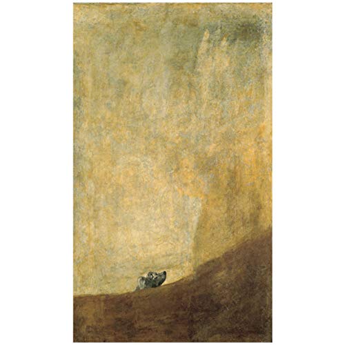 Cartel del Museo del Prado "Perro semihundido-Goya"