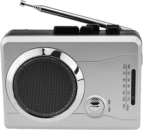 DIGITNOW! Reproductor de cassette portátil USB radio grabadora de cassette con auriculares