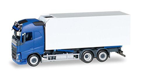 Herpa 307079 - Vehículo Volvo FH GL. Nevera para camión, Color Azul y Blanco