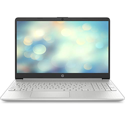 HP 15s-fq1112ns - Ordenador portátil de 15.6" FullHD (Intel Core i7-1065G7 , 12GB RAM, 1TB SSD, Intel UHD Graphics, sin sistema operativo) plata natural - Teclado QWERTY Español