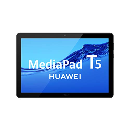 HUAWEI MediaPad T5 - Tablet de 10.1" FullHD (Wifi, RAM de 4GB, ROM de 64GB, Android 8.0, EMUI 8.0), Color Negro