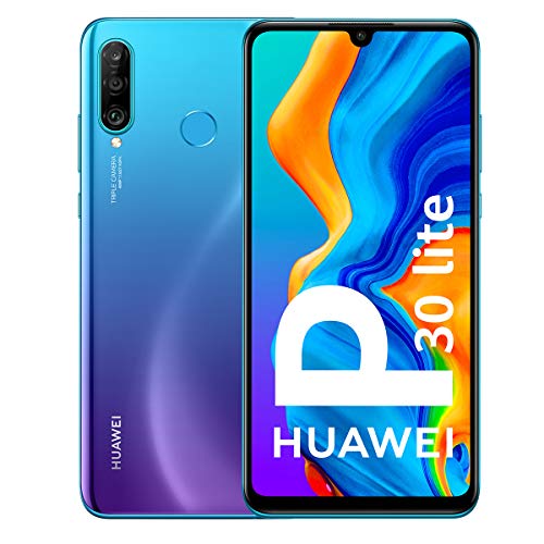 Huawei P30 Lite - Smartphone de 6.15" (WiFi, Kirin 710, RAM de 4 GB, Memoria Interna de 128 GB, cámara de 48 + 2 + 8 MP, Android 9) Color Azul Huawei P30 Lite - Smartphone de 6.15" (WiFi, Kirin 710, RAM de 4 GB, Memoria Interna de 128 GB, cámara de 48 + 2 + 8 MP, Android 9) Color Azul